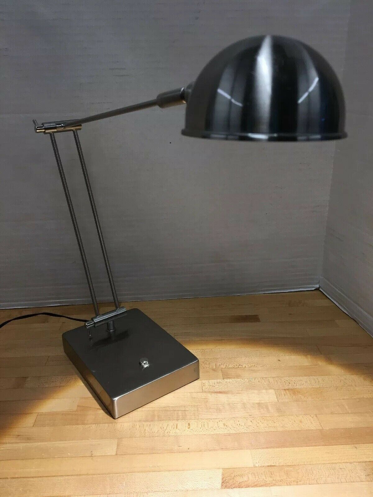 Threshold Silver Metal Cantilever Led Desk Lamp Arcadia Collection within dimensions 1200 X 1600