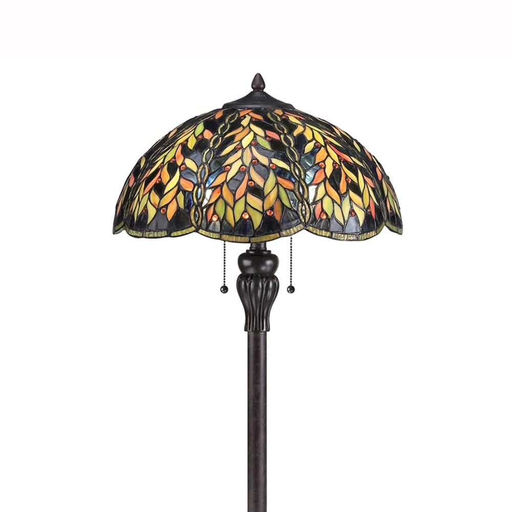 Tiffany Belle Floor Lamp In Imperial Bronze in size 1000 X 1000