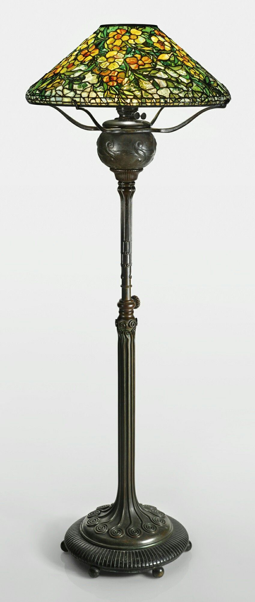 Tiffany Studios An Early And Rare Allamander Floor Lamp within size 849 X 2000