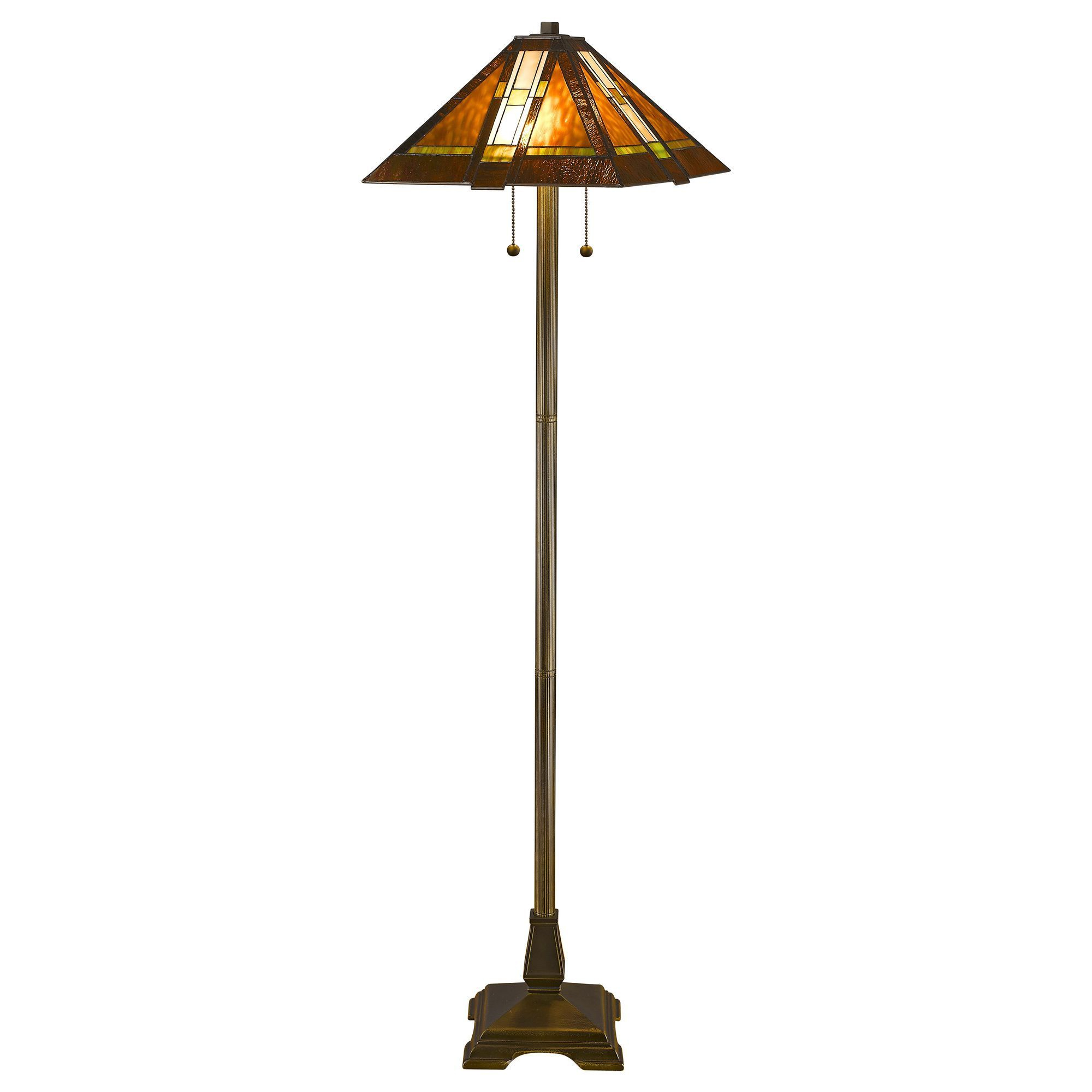 Tiffany Style Aztec Mission Floor Lamp Overstock intended for measurements 2000 X 2000