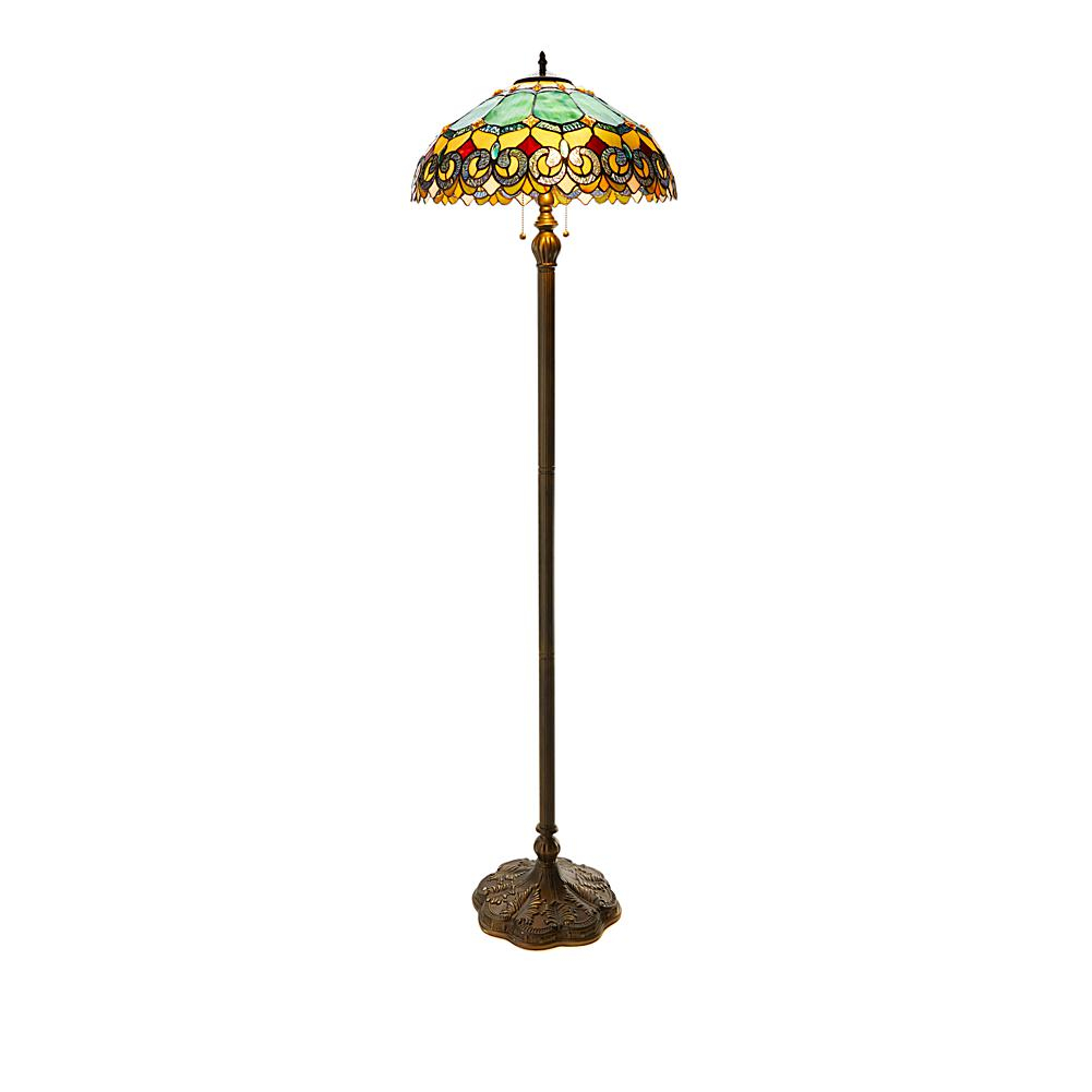 Tiffany Style Green Jade Baroque Floor Lamp 8778333 with regard to dimensions 1001 X 1001