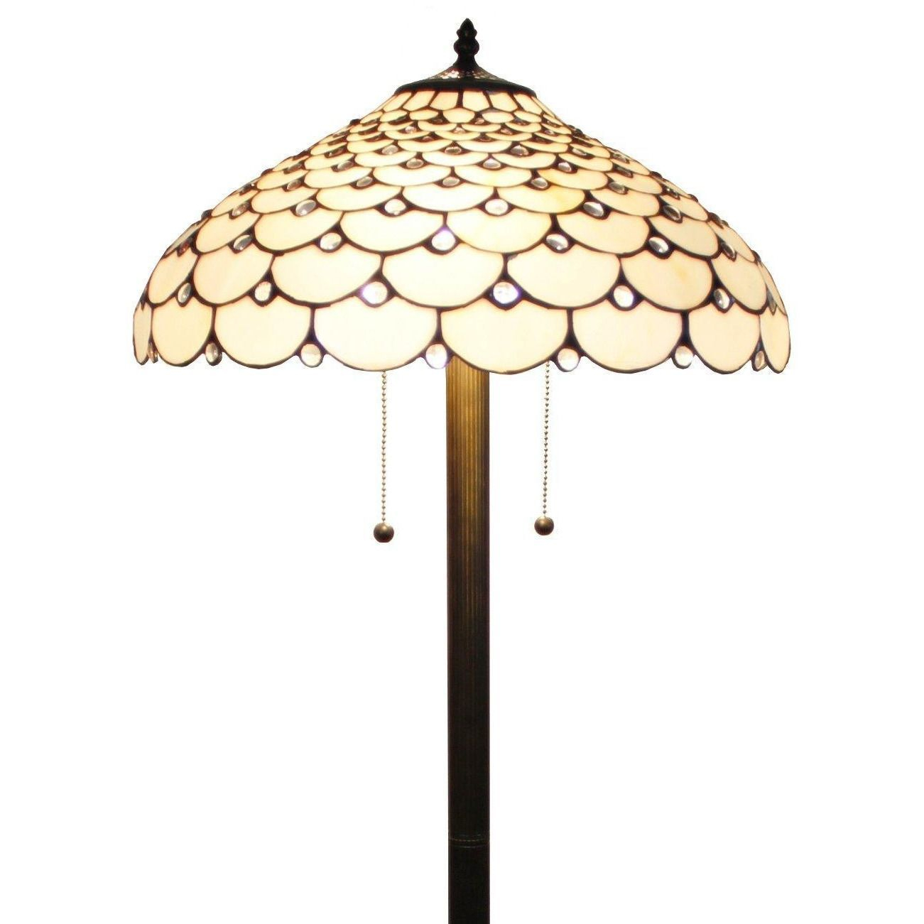 Tiffany Style Jeweled Floor Lamp 18 Inch Products Floor inside size 1301 X 1301