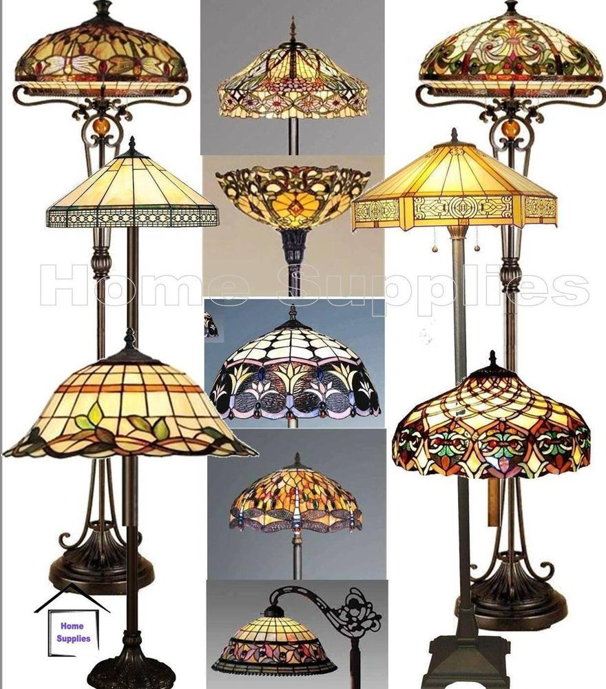 Tiffany Style Stained Glass Handcrafted Floor Lamps inside measurements 880 X 1000
