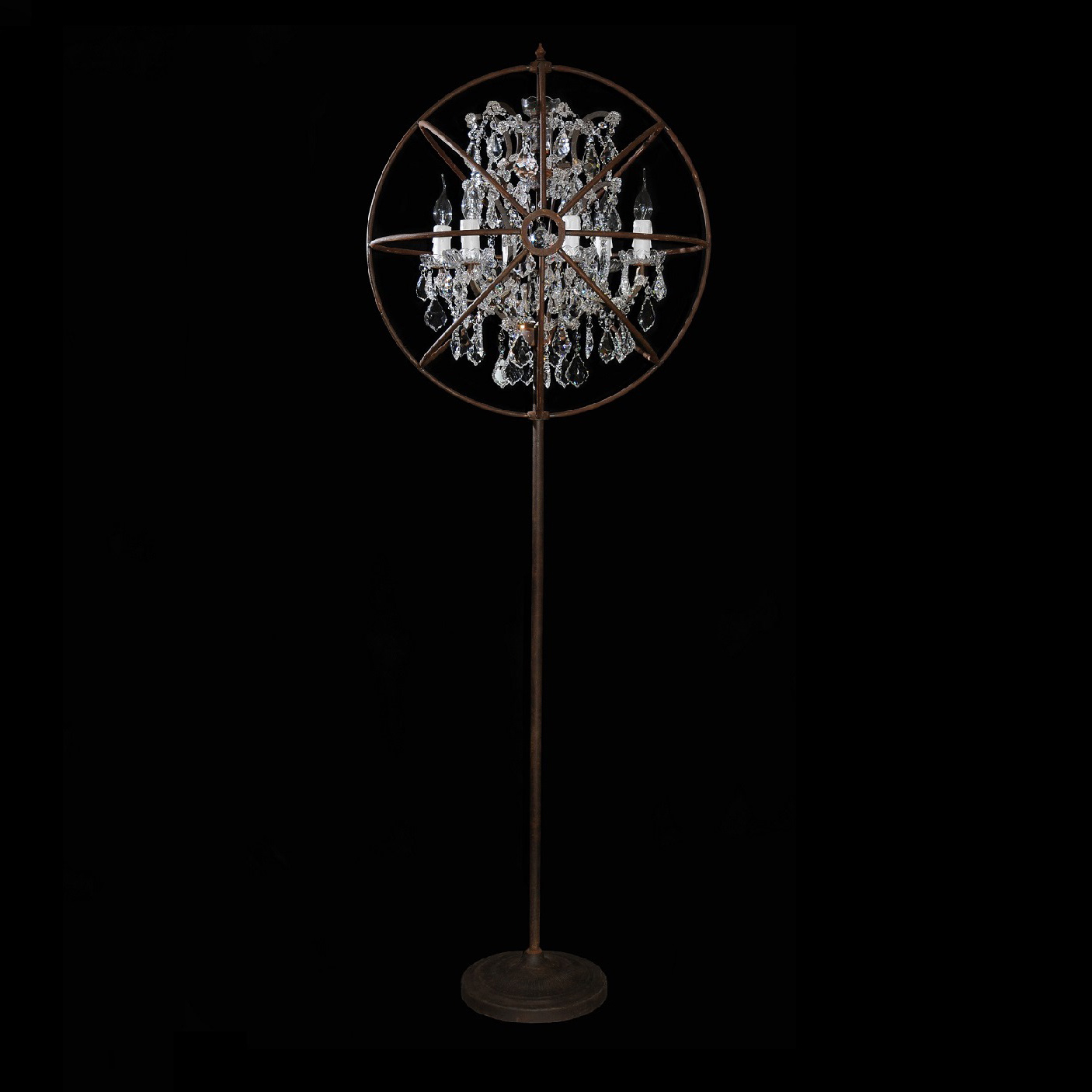 Timothy Oulton Gyro Crystal Floor Lamp with sizing 1406 X 1406