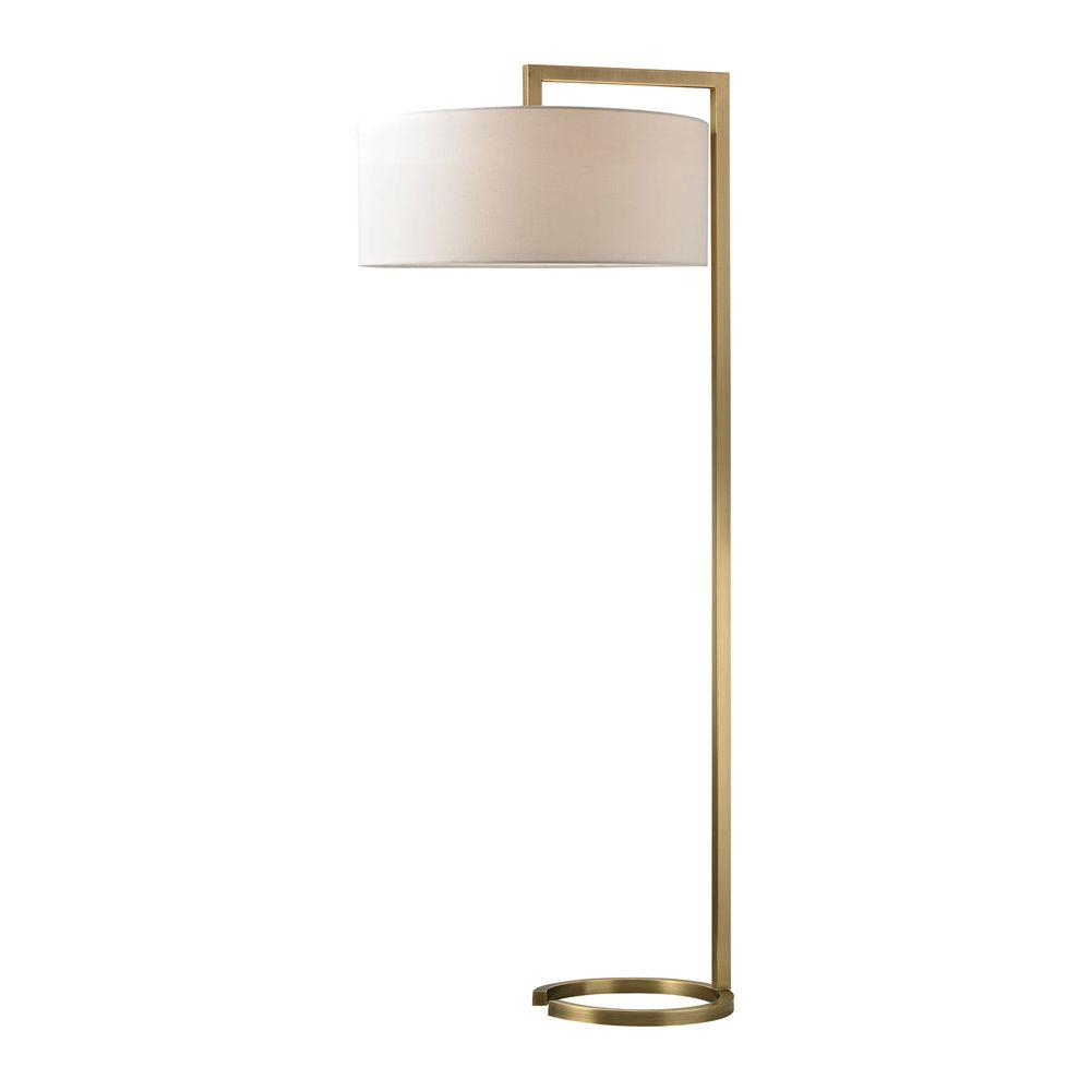 Titan Lighting Ring Base 60 In Antique Brass Floor Lamp with regard to sizing 1000 X 1000