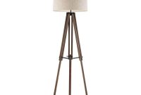 Titan Lighting Wooden Brace 62 In Oil Rubbed Bronze And Wood Tripod Floor Lamp regarding size 1000 X 1000