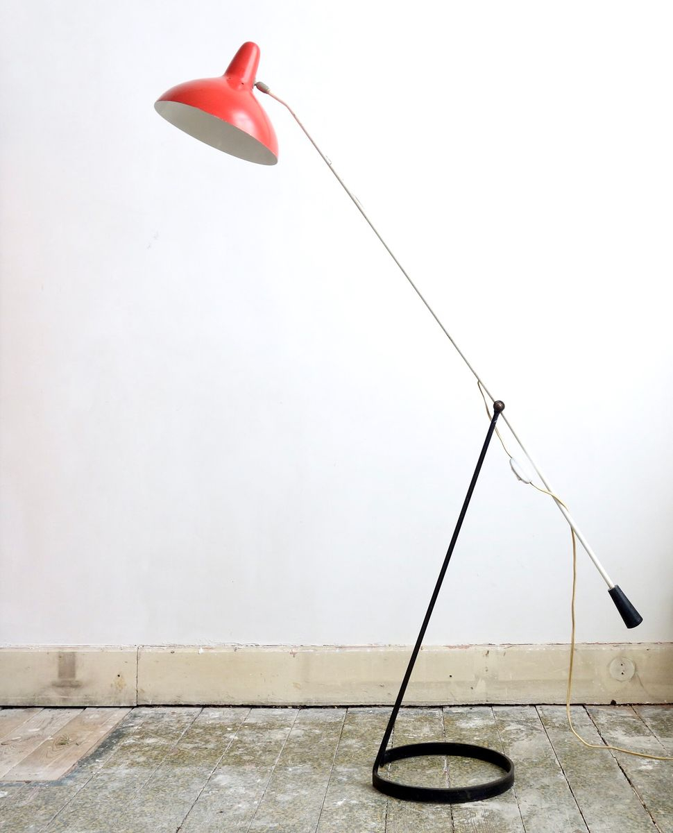 Tivoli Grasshopper Counterweight Floor Lamp Floris Fiedeldij For Artimeta 1956 inside measurements 970 X 1200