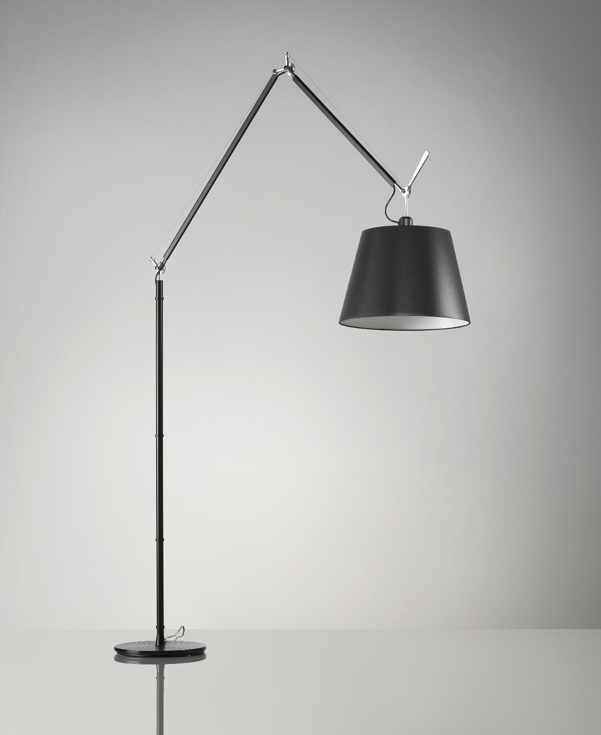 Tolomeo Mega Terra Mit Dimmer Schwarz intended for sizing 1228 X 1500