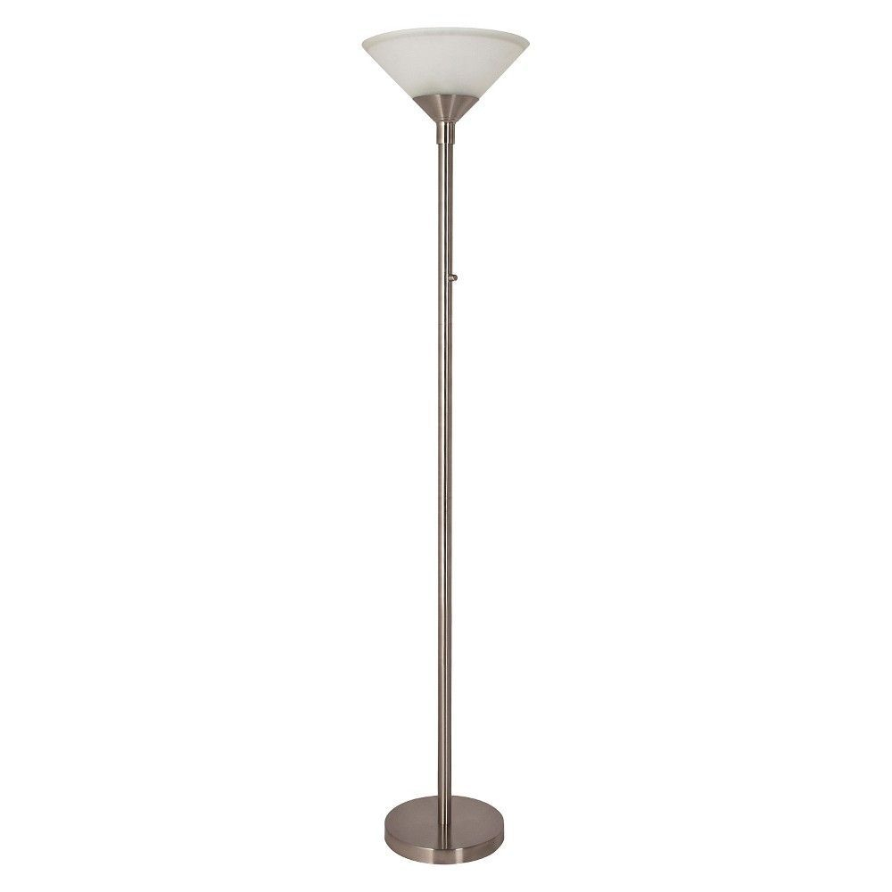 Torch Floor Lamp Silver Threshold Medium Silver regarding sizing 1000 X 1000