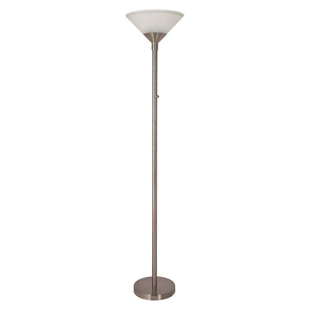 Torch Floor Lamp Silver Threshold Medium Silver throughout measurements 1000 X 1000