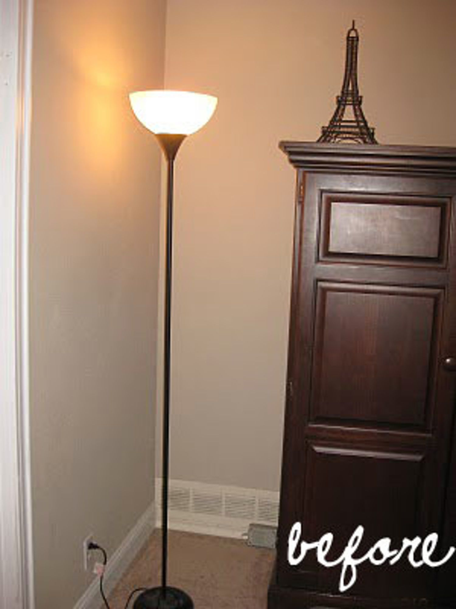 Torch Lamp Makeover Floor Lamp Makeover Diy Floor Lamp with regard to proportions 1500 X 2000