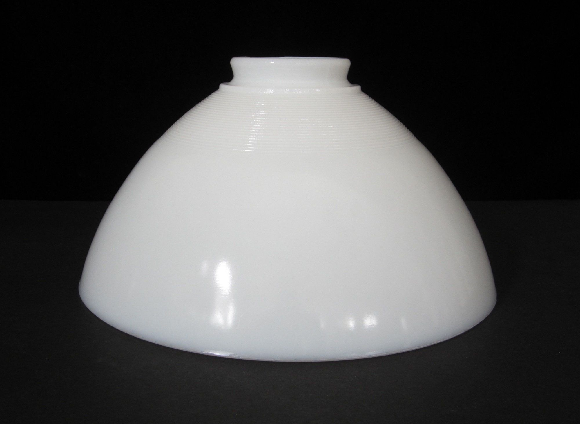 Torchiere Light Shade 10 White Opal Glass Large Vintage with regard to dimensions 2000 X 1461