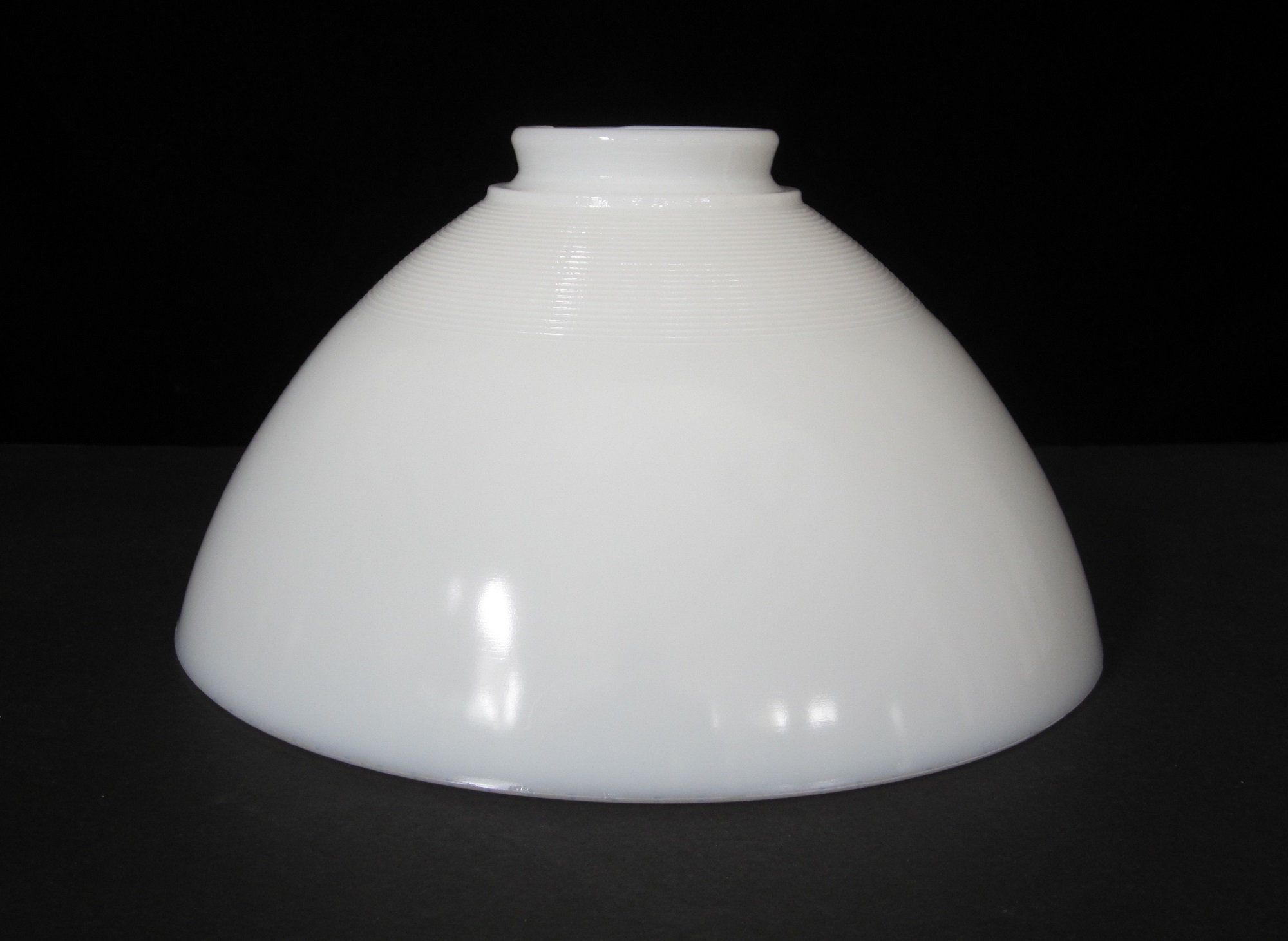 Torchiere Light Shade 10 White Opal Glass Large Vintage with regard to size 2000 X 1461