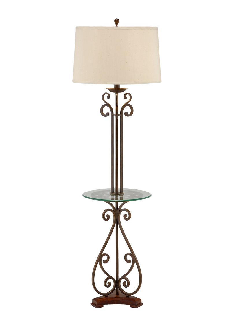 Traditional Style Iron And Glass Floor Lamp Table Products with dimensions 809 X 1132