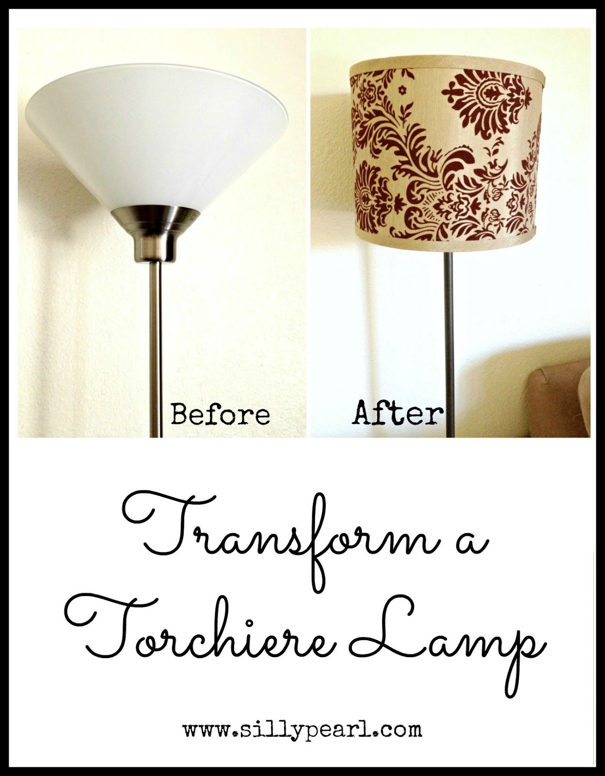 Transform A Torchiere Floor Lamp To A Drum Shade Floor Lamp for measurements 1248 X 1600