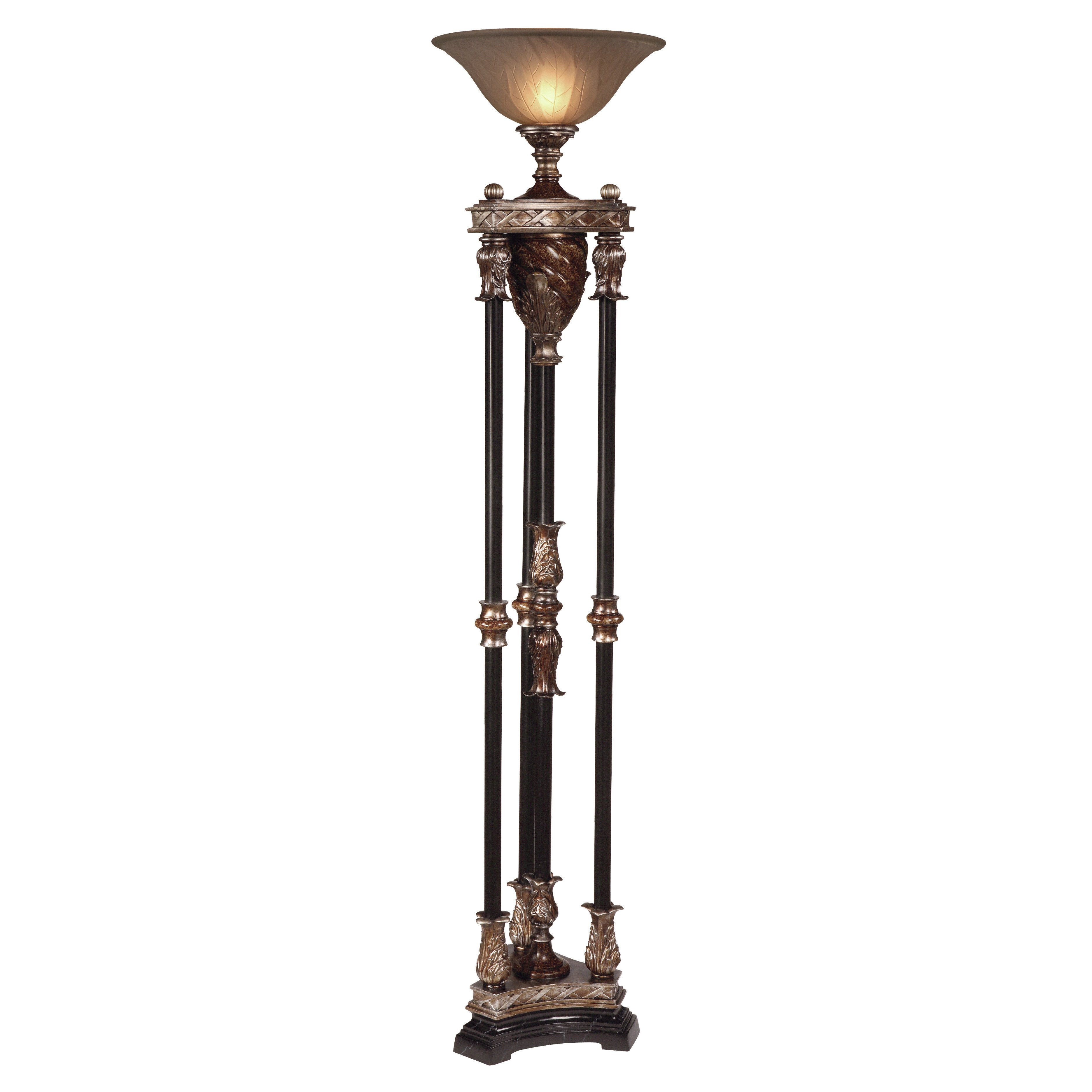 Tri Torchiere Floor Lamp With Nightlight Sam39s Club Basket Lamp for size 3744 X 3744