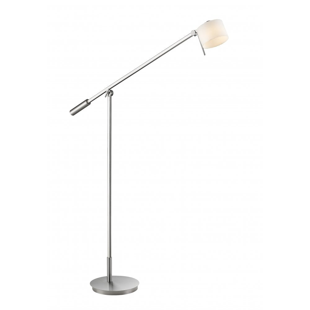 Trio Lighting Alegro Modern Nickel Matt Metal Floor Lamp inside dimensions 1000 X 1000