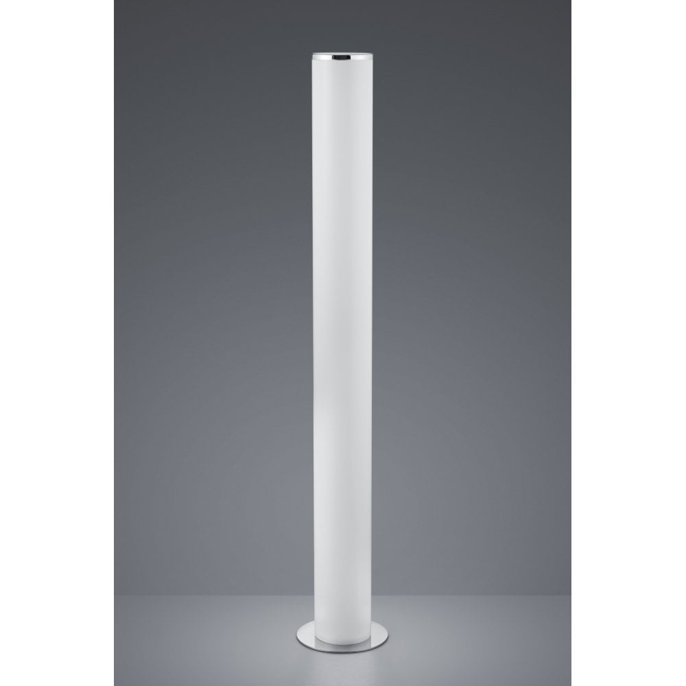 Trio Lighting Pillar Modern White Plastic Floor Lamp throughout measurements 1000 X 1000