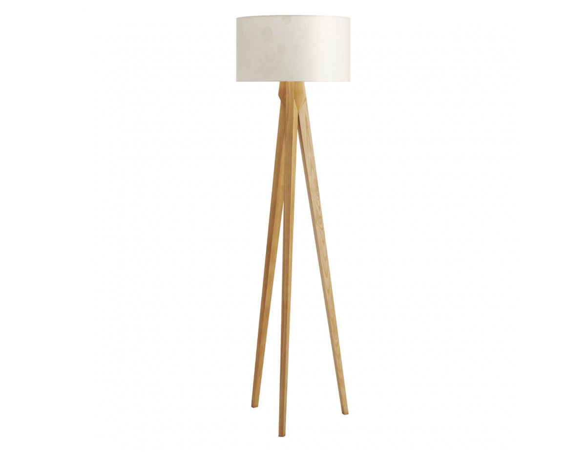 Tripod Base Ash Wooden Tripod Floor Lamp throughout proportions 1200 X 925