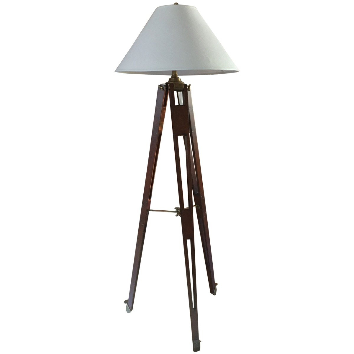 Tripod Mahogany Floor Lamp with proportions 1200 X 1200