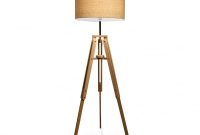 Tripod Wooden Floor Lamp Drum Lamps Wood Target For Living inside proportions 1000 X 1000
