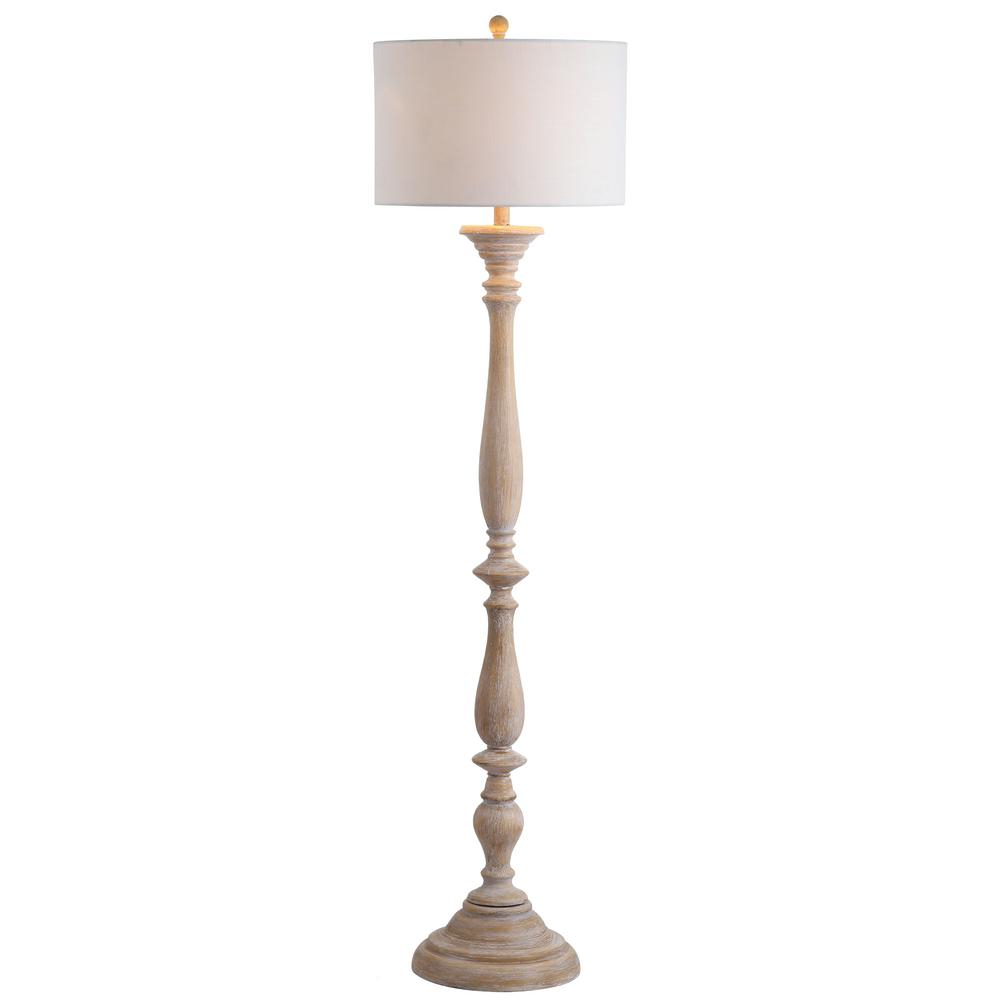 Trisha 615 In Resin Spindle Led Floor Lamp Light Brown pertaining to dimensions 1000 X 1000