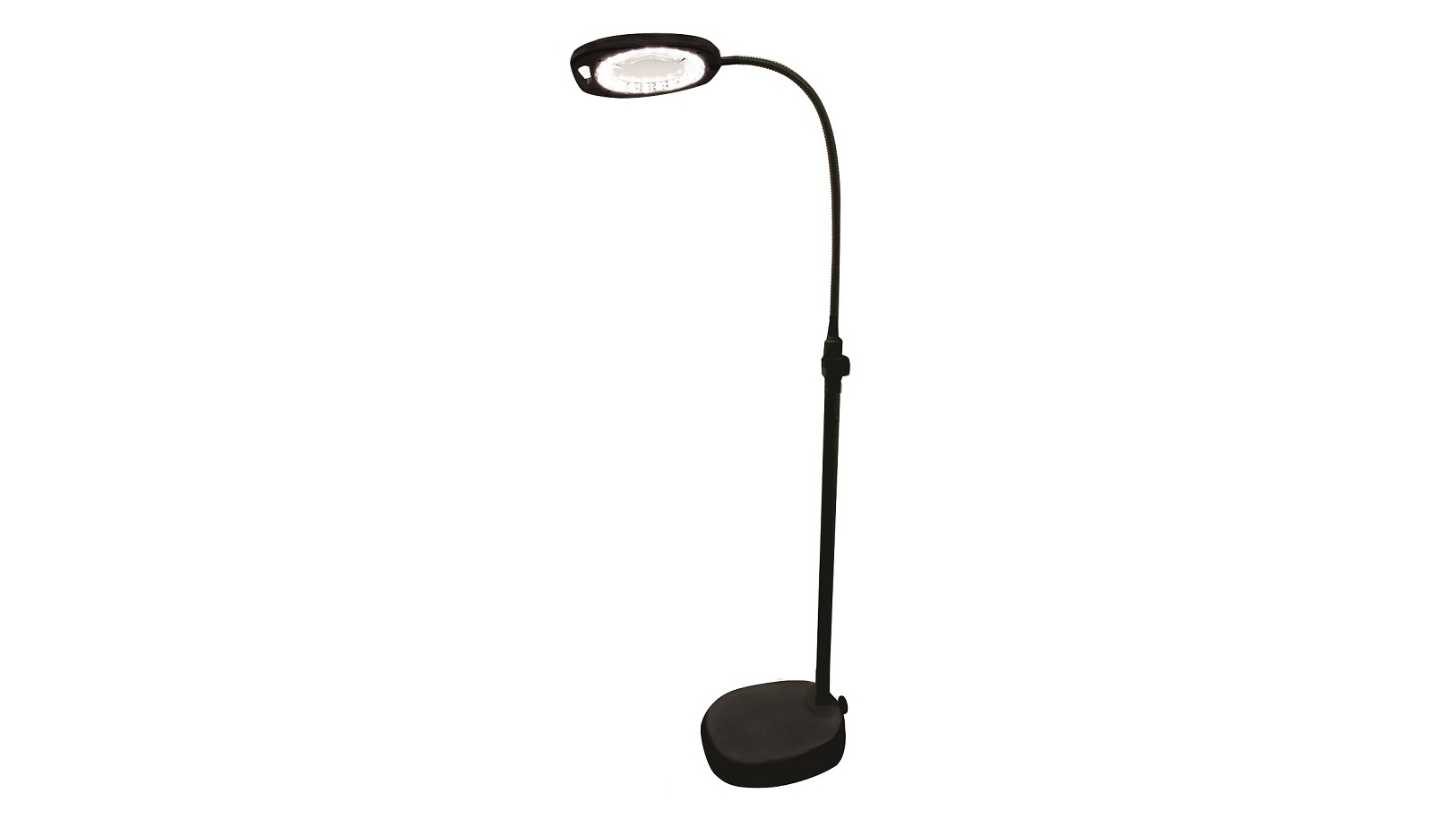 Triumph Led Magnifying Floor Lamp Black intended for size 1625 X 914