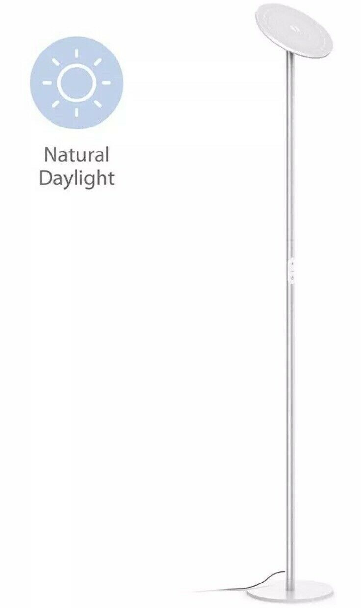 Trond Led Torchiere Floor Lamp Modern Pole Light Dimmable 30w 5500k Natural Day with regard to size 736 X 1240