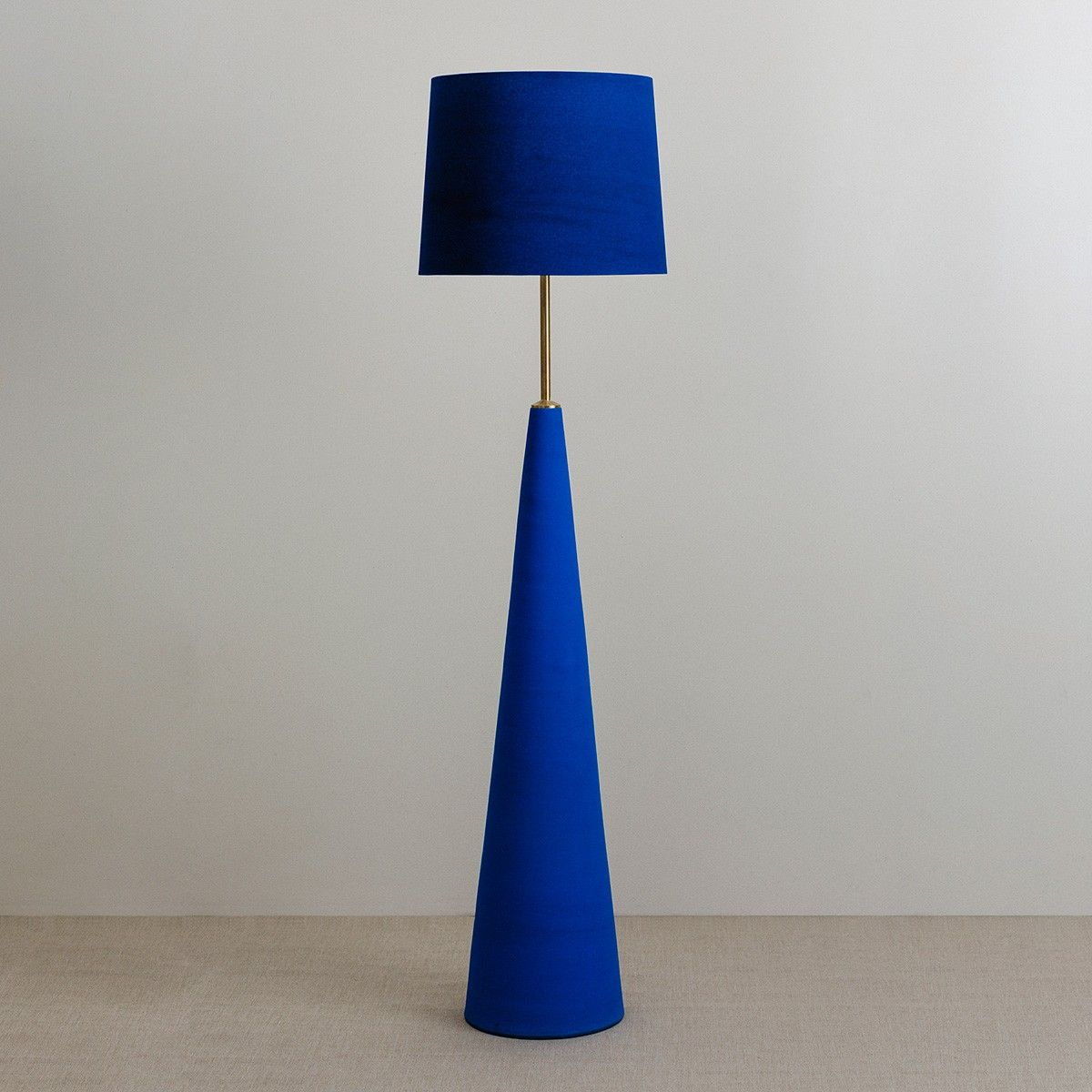 True Blue Triangle Floor Lamp In 2019 Blue Floor Lamps with proportions 1200 X 1200