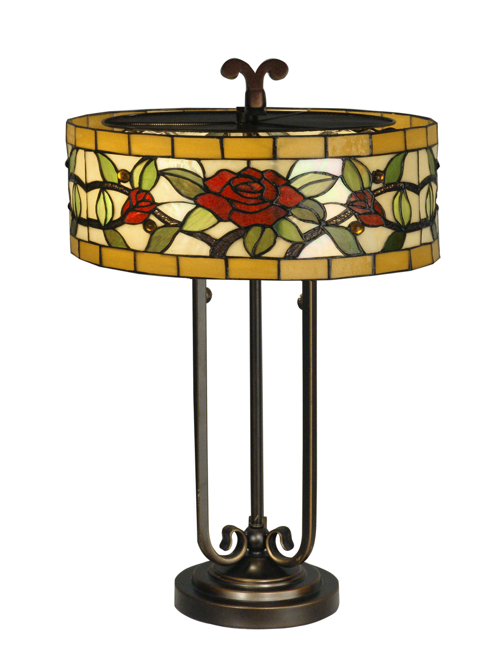 Tt90401 Dale Tiffany Lighting Tiffany Rose Table Lamp with regard to proportions 1000 X 1333