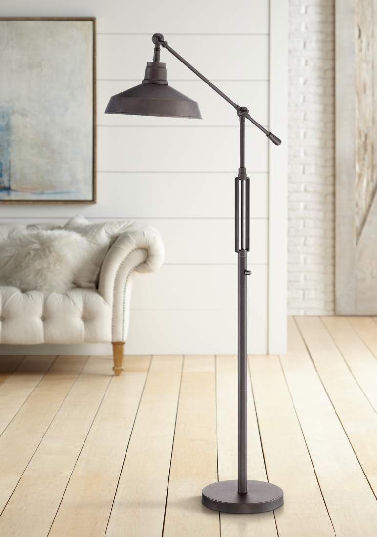 Turnbuckle Downbridge Led Floor Lamp Bronze Finish For The with measurements 772 X 1100