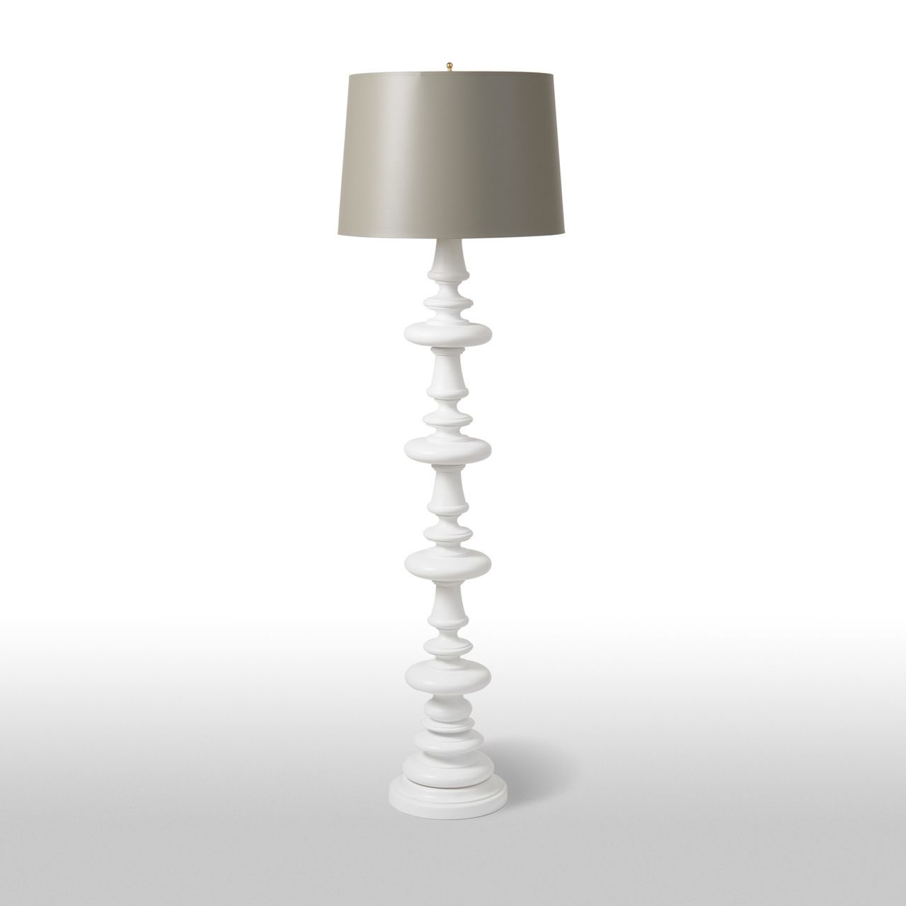 Turned Floor Lamp Tall White Barbara Cosgrove Lamps Tall pertaining to size 1280 X 1280