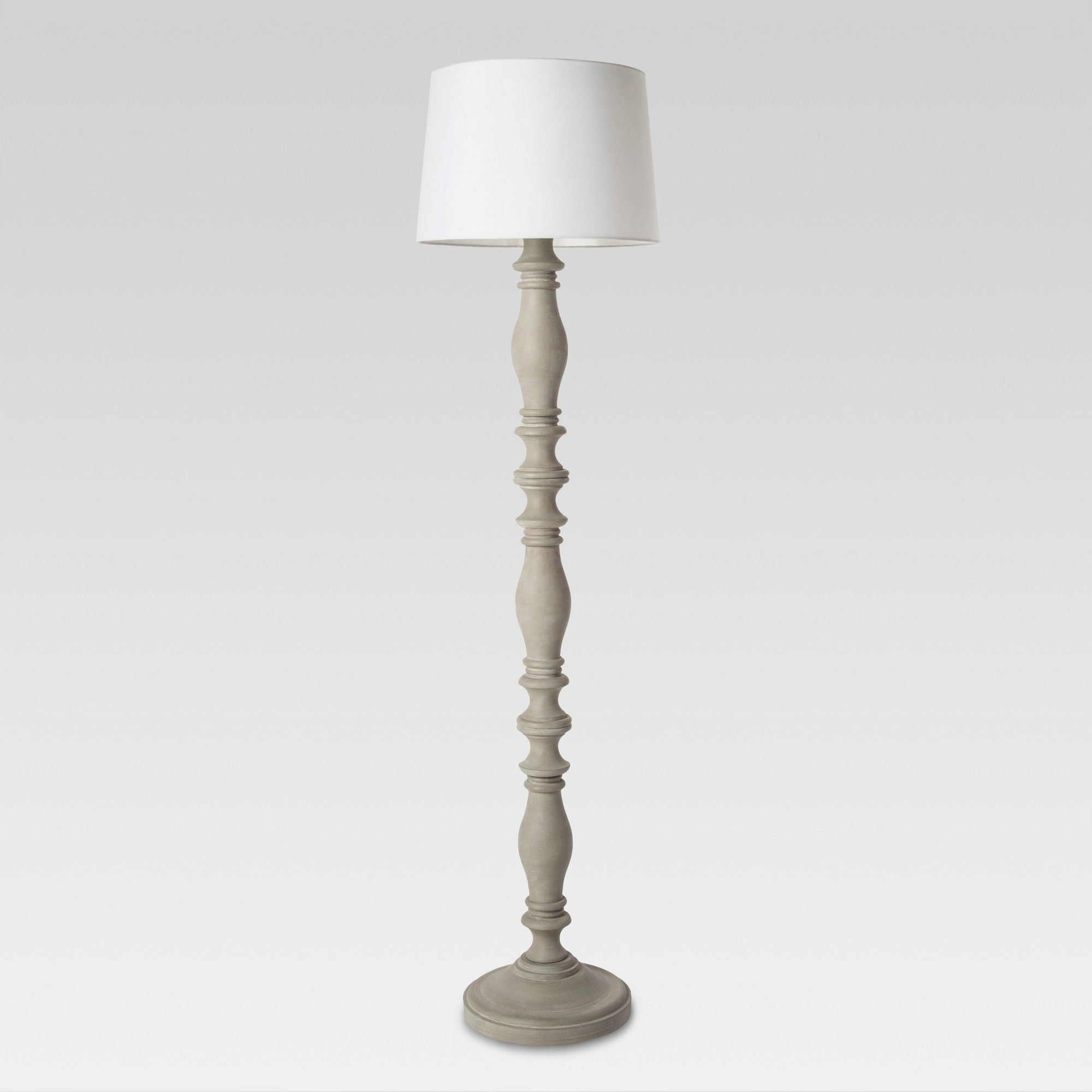 Turned Wood Floor Lamp Gray Lamp Only Threshold In 2019 for sizing 2000 X 2000