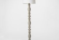 Turned Wood Floor Lamp Gray Lamp Only Threshold Wood within size 2000 X 2000