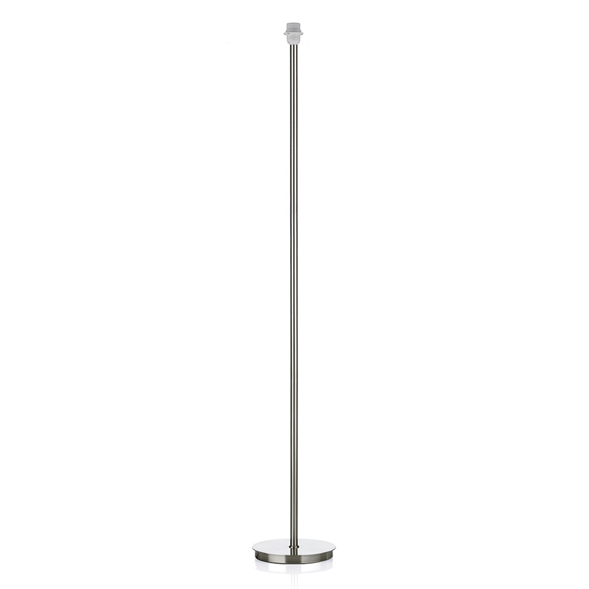 Tuscan Floor Lamp Base Only Satin Chrome in sizing 1200 X 1200