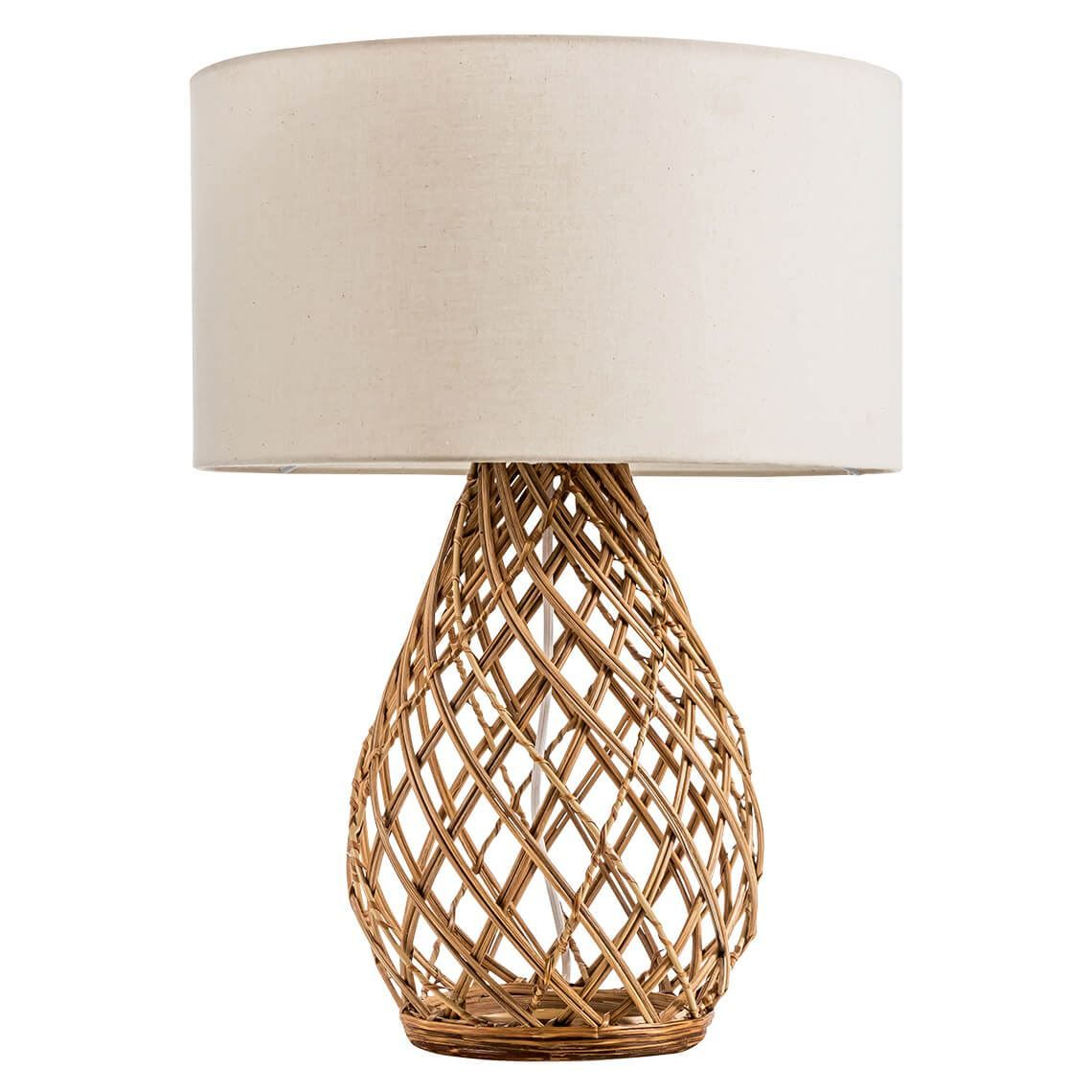 Twine Wicker Table Lamp Natural Natural Table Lamps intended for dimensions 1140 X 1140