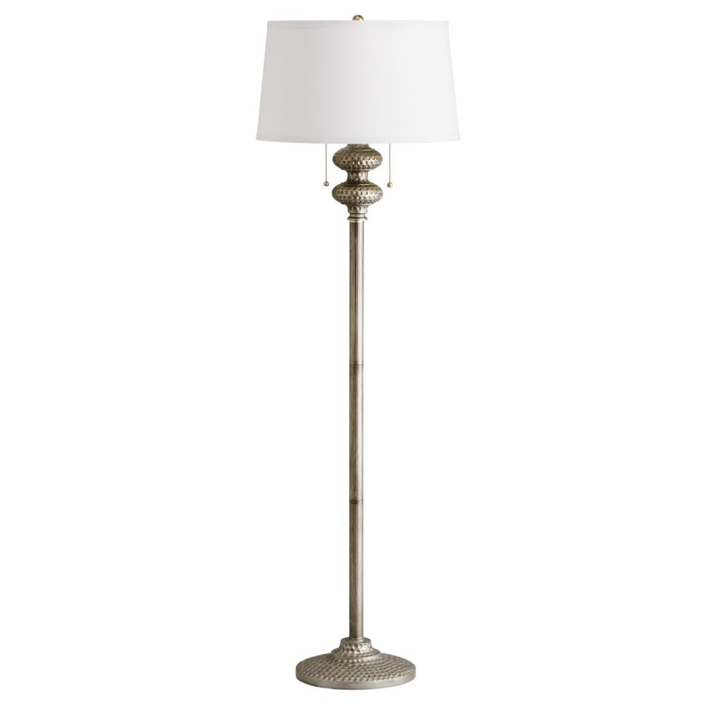Two Light Antique Pewter Floor Lamp Ljvev Candlelight Log throughout measurements 1000 X 1000