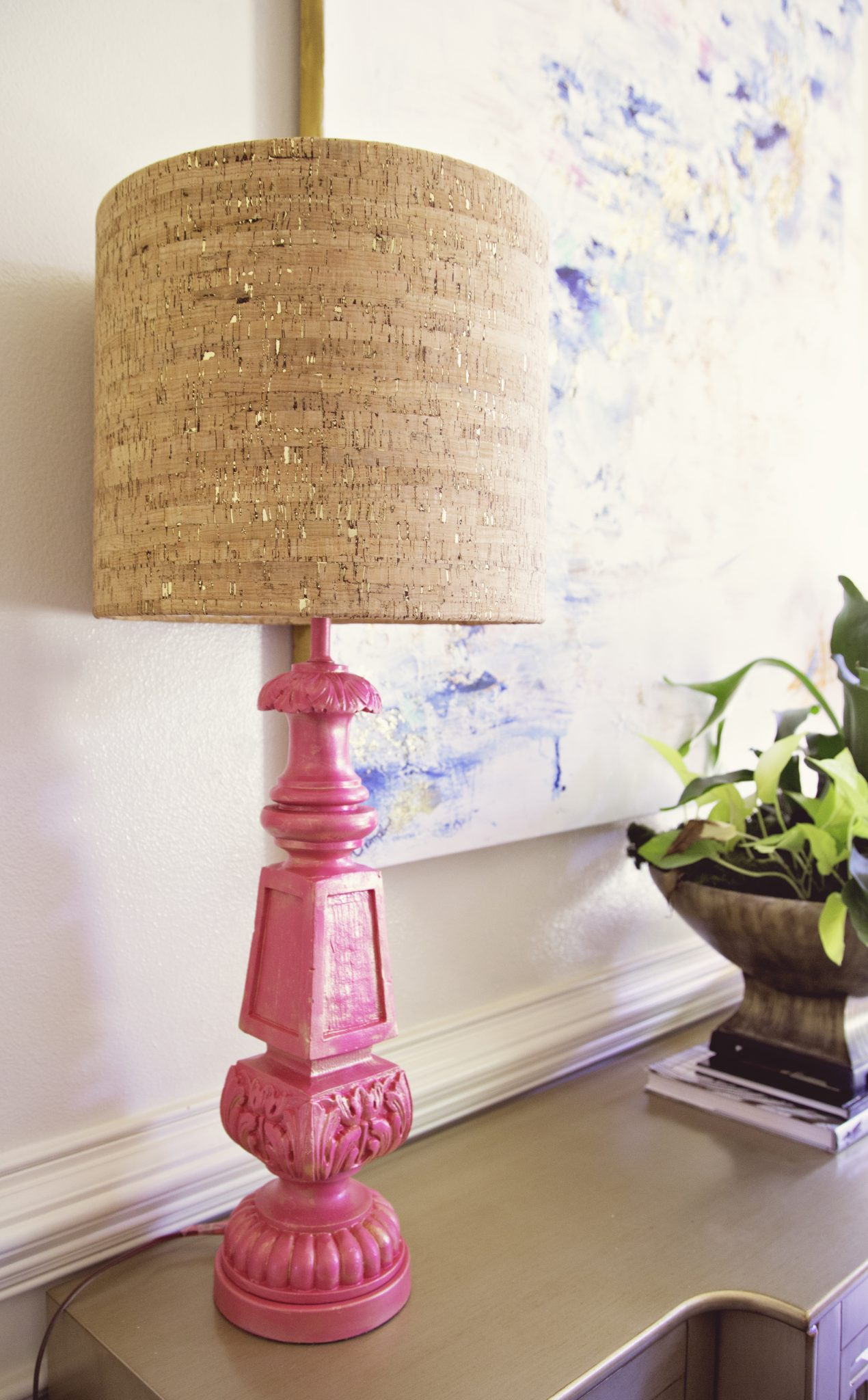 Ugly Lamps Get A Makeover The Majestic Mama regarding dimensions 1270 X 2048