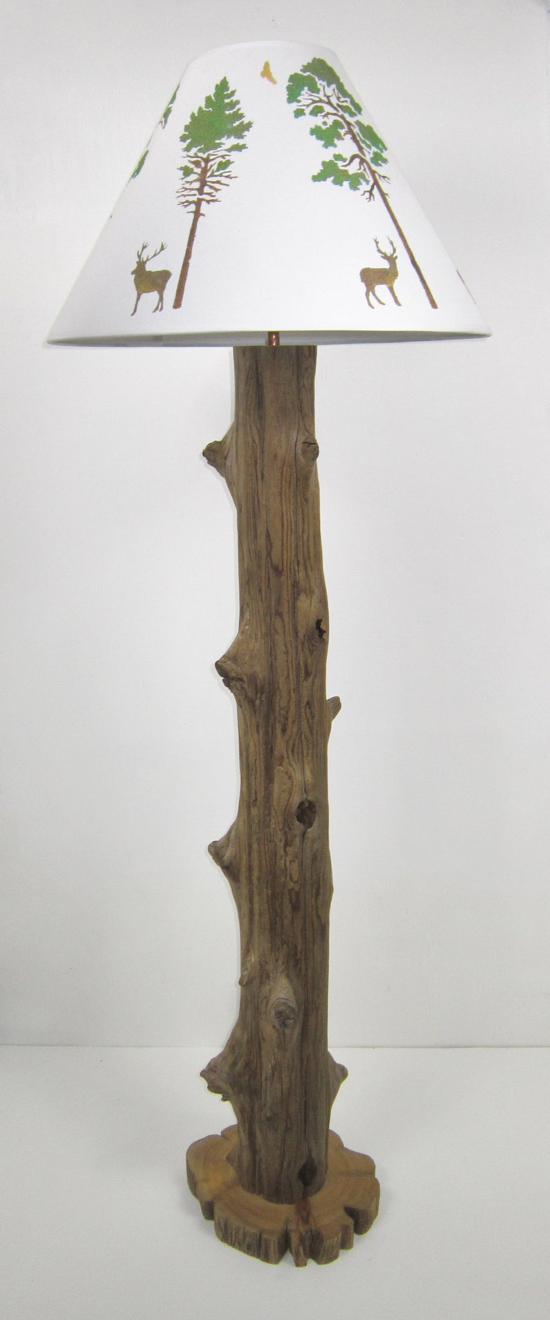 Unique Driftwood Floor Lamp Natural Rustic Decor From Antique Riverwood regarding dimensions 794 X 1904