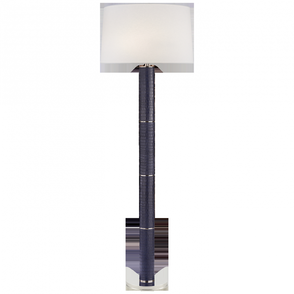 Upper Fifth Floor Lamp In Navy Blue Faux Croc Wi 2qxca regarding dimensions 1000 X 1000