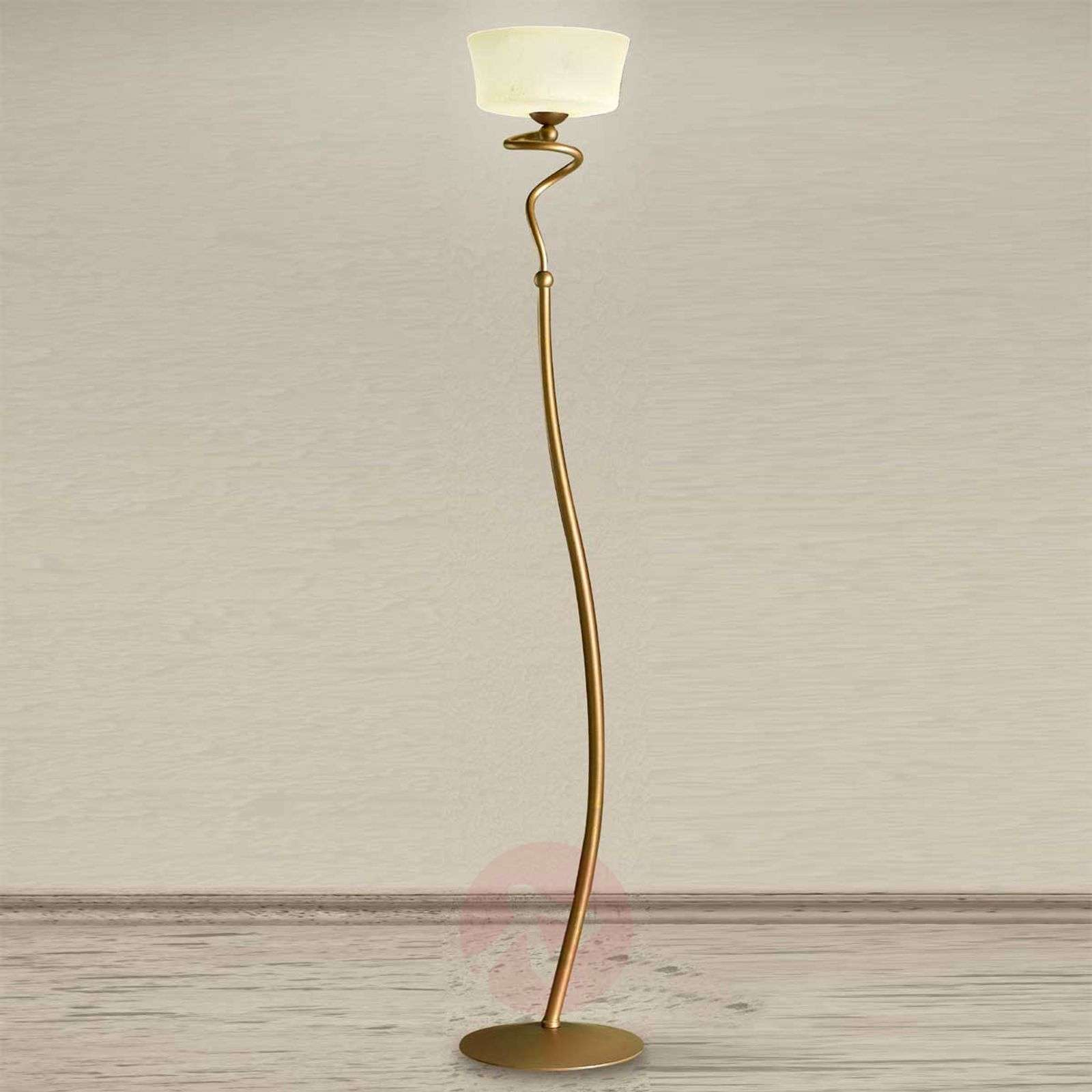 Upward Shining Floor Lamp Alessio with measurements 1600 X 1600