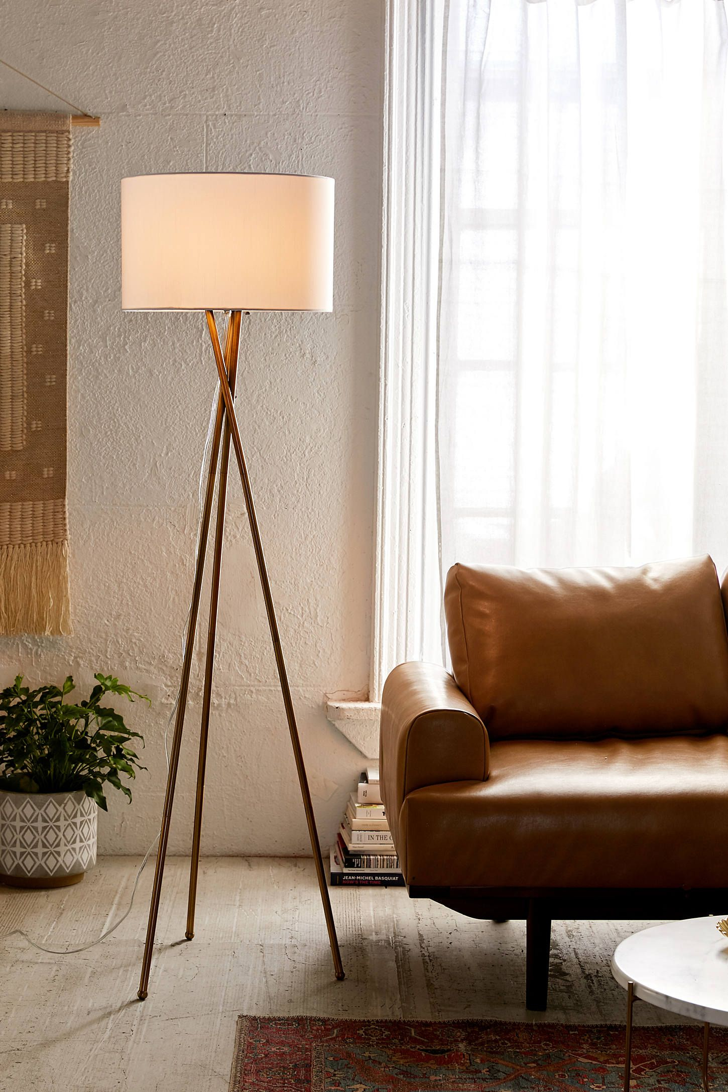 Urban Outfitters Clara Tripod Floor Lamp Bedroom Lamps regarding sizing 1450 X 2175