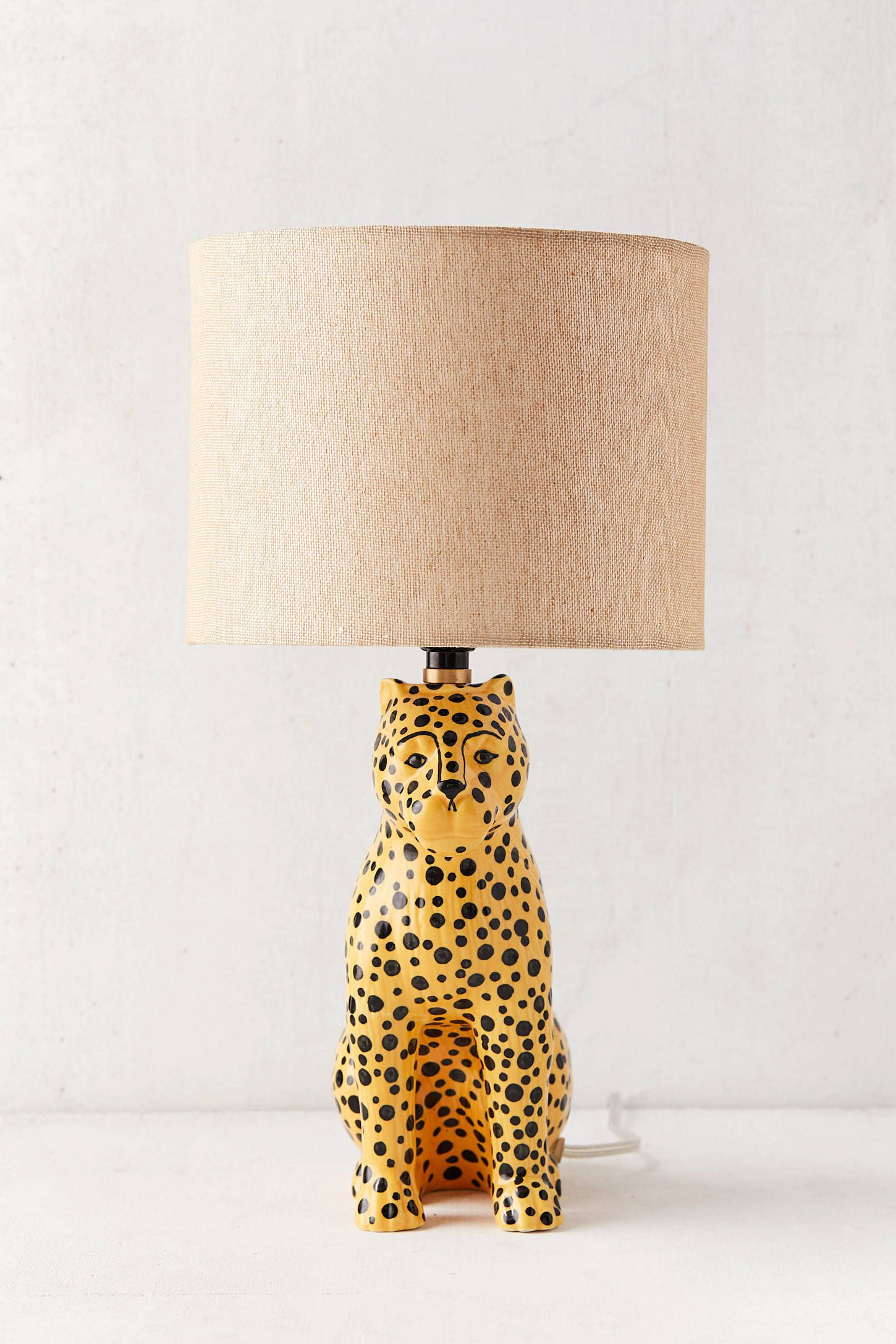 Urban Outfitters Leopard Table Lamp Home Lighting Animal with regard to dimensions 1450 X 2175