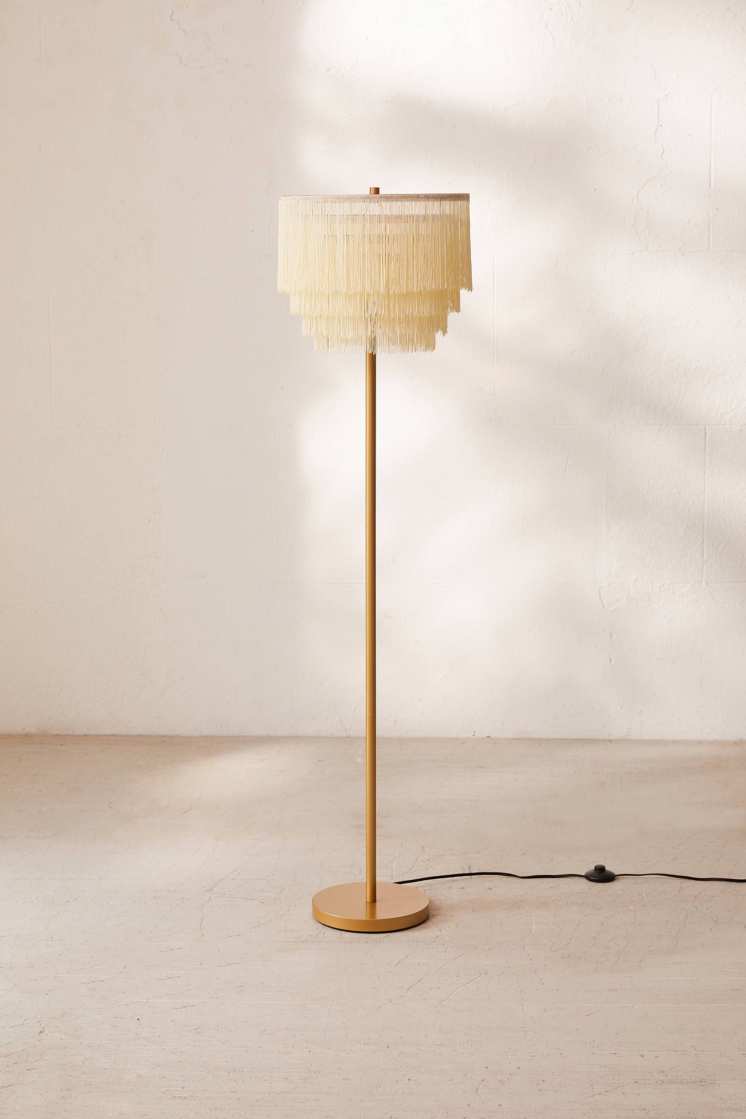 Urban Outfitters Phoebe Tiered Fringe Floor Lamp Diy Floor intended for proportions 1450 X 2175