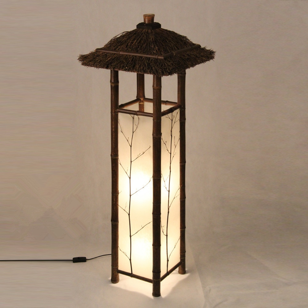 Us 1251 10 Offled Chinese Style Vintage Lamp Bamboo Light Indoor Lighting Home Decorative Design Lantern E27 Japanese Bamboo Floor Lamp Hotel In regarding measurements 1000 X 1000