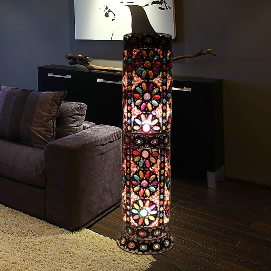 Us 1660 Bohemian Style Bedroom Decoration Floor Lamp Living Room Iron Floor Lamps Unique Cafe Floor Lamp Ac90 265v Free Shipping In Floor Lamps within proportions 950 X 950