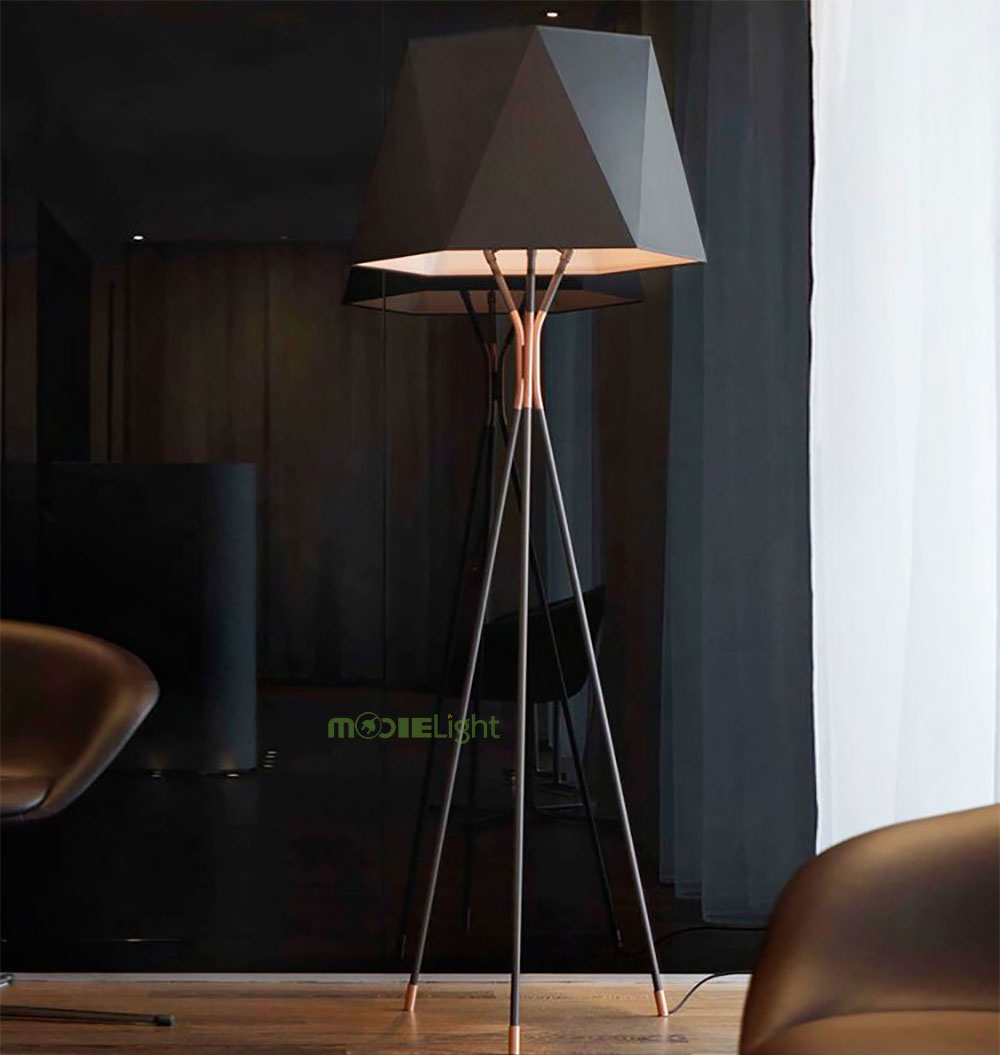 Us 18972 49 Offmooielight Black Floor Lamp 13309 Usona Fashion Modern Design Floor Lights For Living Roomcountry Housebarhotel 80 260v In with dimensions 1000 X 1055
