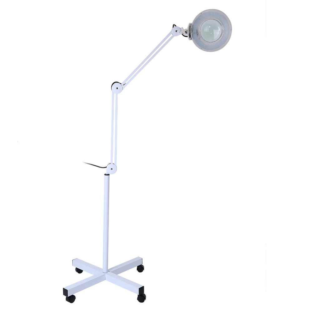 Us 3302 31 Offmagnifying Led Floor Lamp Makeup Mirror Led Lights Flexible Adjustable Height Cold Light Reading Light With Stand In Bath Mirrors within sizing 1000 X 1000