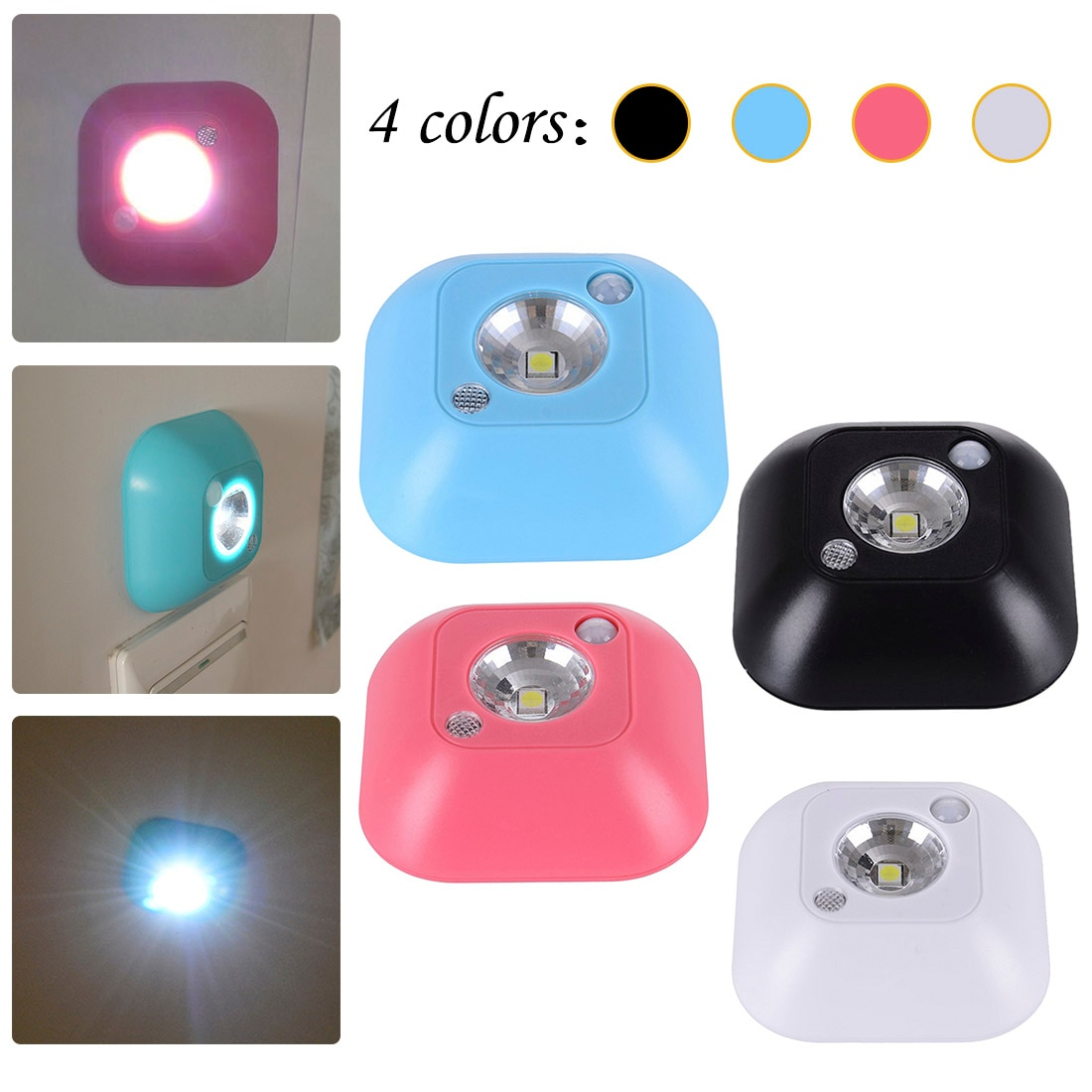 Us 335 Creative Bedside Cabinet Floor Lamp Wireless Night Light Mini Led Infrared Motion Activated Sensor Lights Battery Powered In Led Night inside measurements 1100 X 1100