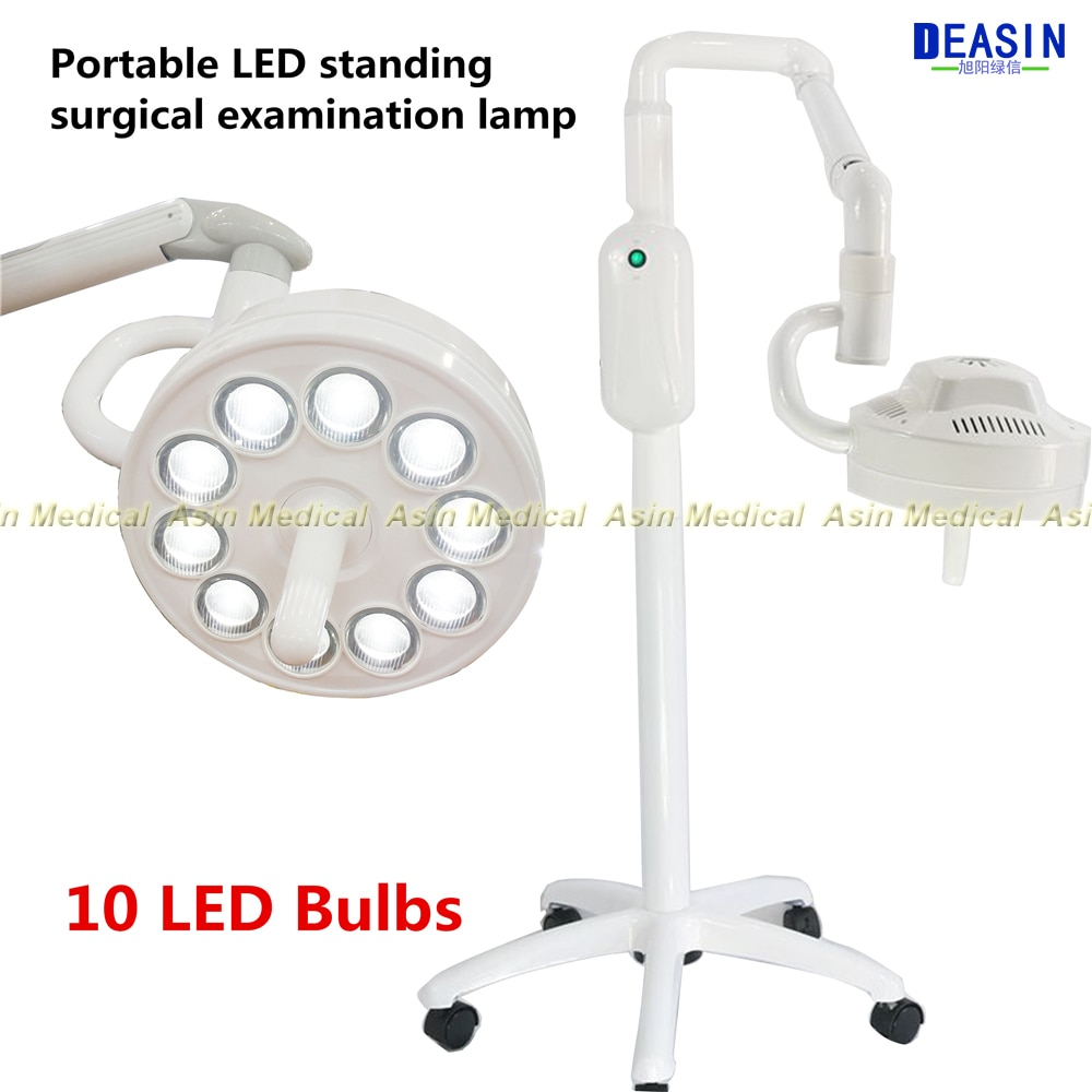 Us 6175 5 Offfloor Standing Portable Dental Implanted Shadowless Lamp Led Light Oral Light Examination Lamp For Medical Surgical In Teeth in proportions 1000 X 1000